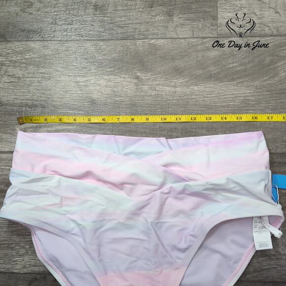 Cupshe Plus Size High Waist Bikini Bottom Size 1X - Picture 3 of 5